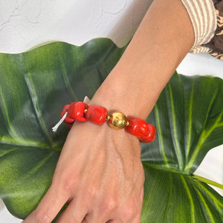 Bracelet grosse pierre A20 Mahana B