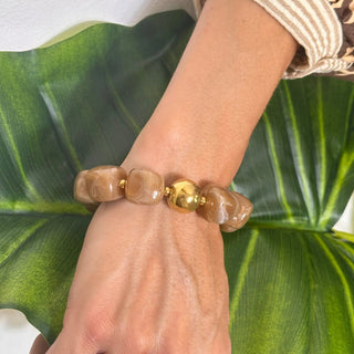 Bracelet grosse pierre A20 Mahana B