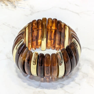 Bracelet jonc élastique vintage A44 Mahana B
