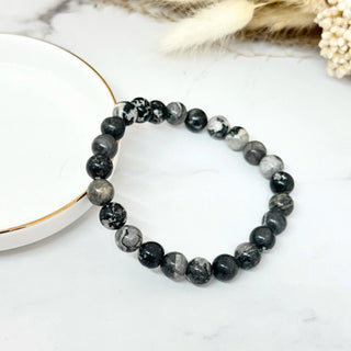 Bracelet pierre naturel A113 Mahana B Noir