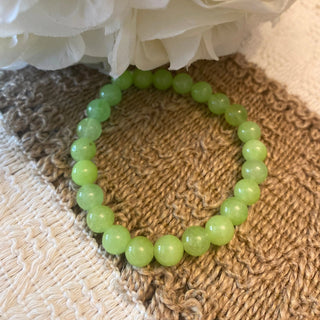 Bracelet pierre naturel A315 Mahana B Vert-pomme