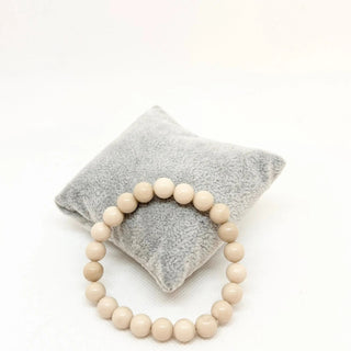 Bracelet pierre naturel uni A114 Mahana B Beige
