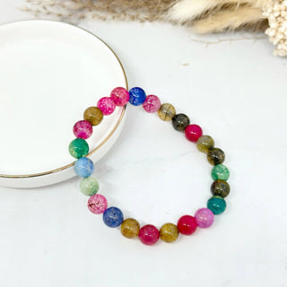 Bracelet pierre naturel uni A114 Mahana B Multicouleurs