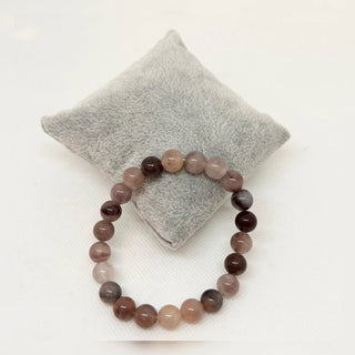 Bracelet pierre naturel uni A114 Mahana B Rose