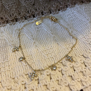 Chaine de cheville croix A7 Mahana B Or
