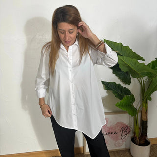 Chemise asymetrique S255 Mahana B Blanc