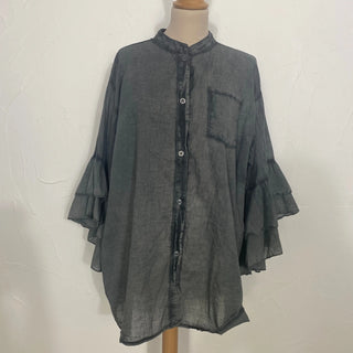 Chemise volant manche V82 Mahana B
