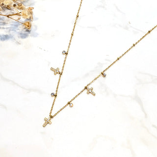 Collier multicroix A48 Mahana B Or