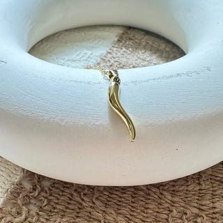 Collier pendentif corne A89 Mahana B