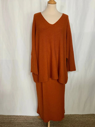 Ensemble jupe lainage V118 Mahana B