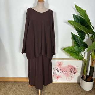 Ensemble jupe lainage V118 Mahana B