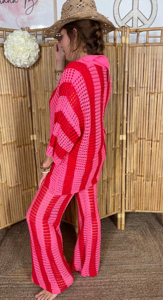 Ensemble rayé crochet P131 Mahana B