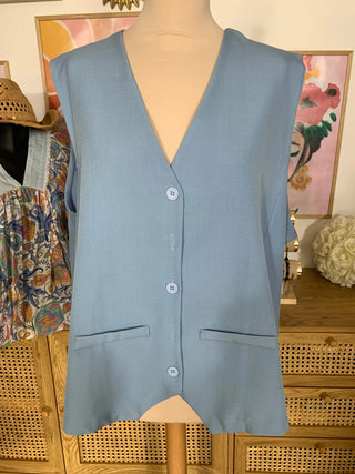 Gilet S93 Mahana B Bleu-jean