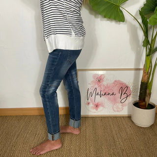 Jean revers bas S185 Mahana B