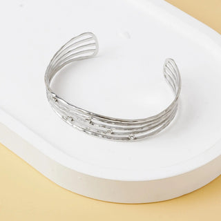 Jonc strass A117 Mahana B Argent