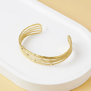 Jonc strass A117 Mahana B Or