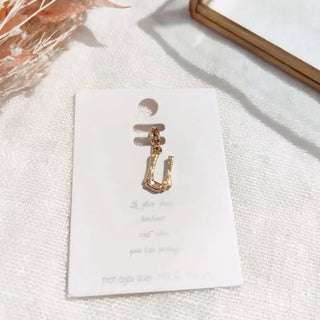 Lettre pampille doré A121 Mahana B