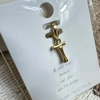 Lettre pampille doré A121 Mahana B