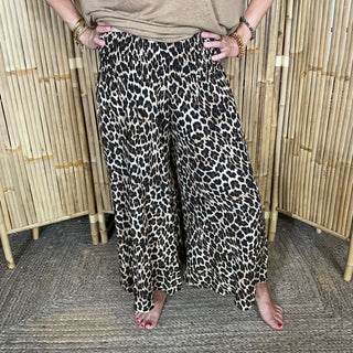 Pantalon léopard S139 Mahana B Camel