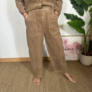 Pantalon velour cottelé V172 Mahana B