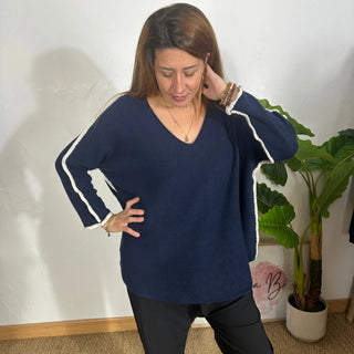 Pull liseret aux manches S250 Mahana B