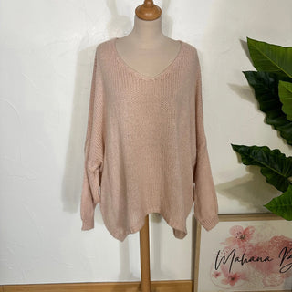 Pull loose col V  V176 Mahana B Rose