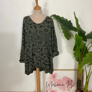 Pull loose léoapard S181 Mahana B Kaki