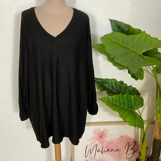 Pull loose unis S203 Mahana B Noir
