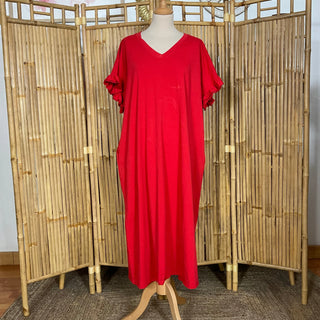 Robe t-shirt manche volant S167 Mahana B