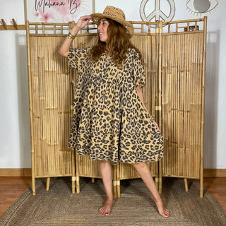 Robe tunique léopard S148 Mahana B