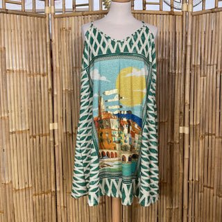 Robe tunique lurex avec bretelle V87 Mahana B