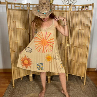 Robe tunique lurex plissé V88 Mahana B