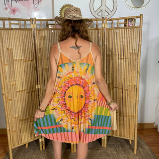 Robe tunique lurex plissé V88 Mahana B