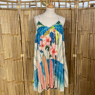 Robe tunique lurex plissé V88 Mahana B