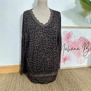 Rouleaux petite taille léopard V146 Mahana B Chocolat