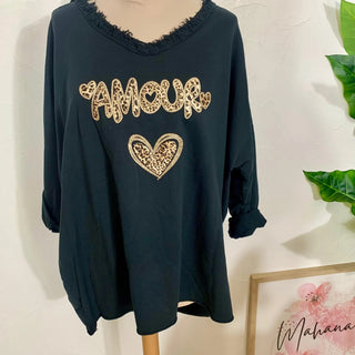 Sweat amour S298 Mahana B Noir