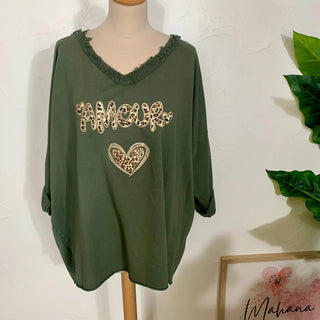 Sweat amour S298 Mahana B Kaki