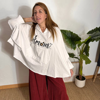 Sweat capuche amour S188 Mahana B