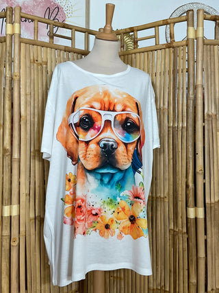 T-shirt loose motif S115 Mahana B