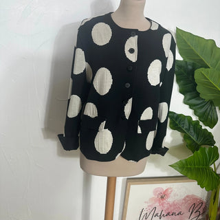 Veste à pois S273 Mahana B Noir