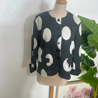 Veste à pois S273 Mahana B Gris