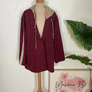 Veste blazer capuche S197 Mahana B