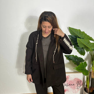 Veste capuche S247 Mahana B Chocolat