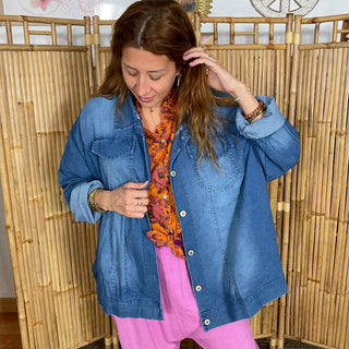 Veste courte en jean S168 Mahana B