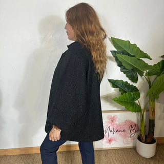 Veste laine bouclette V160 Mahana B