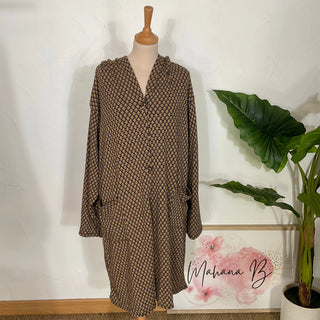 Veste longue capuche S198 Mahana B