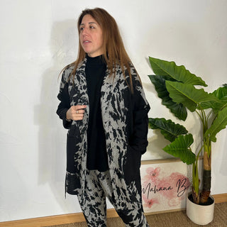 Veste longue motif SUN S278 Mahana B