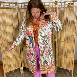 Veste longue suedine V90 Mahana B Frida