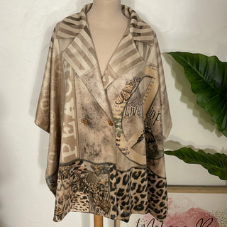 Veste loose motif S192 Mahana B