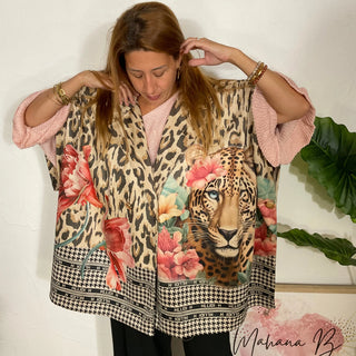 Veste loose motif S192 Mahana B